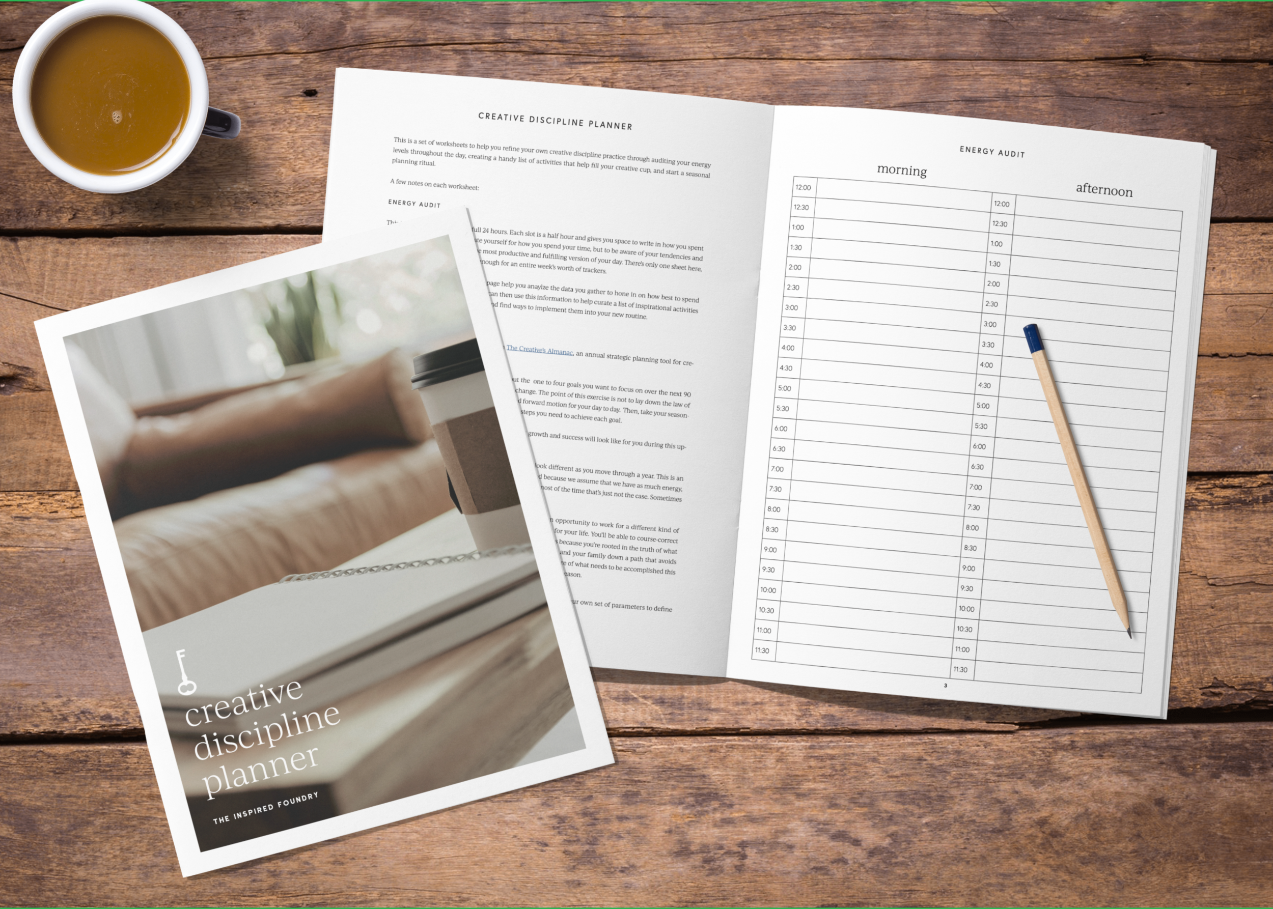 Creative Discipline Planner - A set of worksheets designed to help you create an intentional and intuitive routine around creative discipline. Head to the library to download the PDF! 